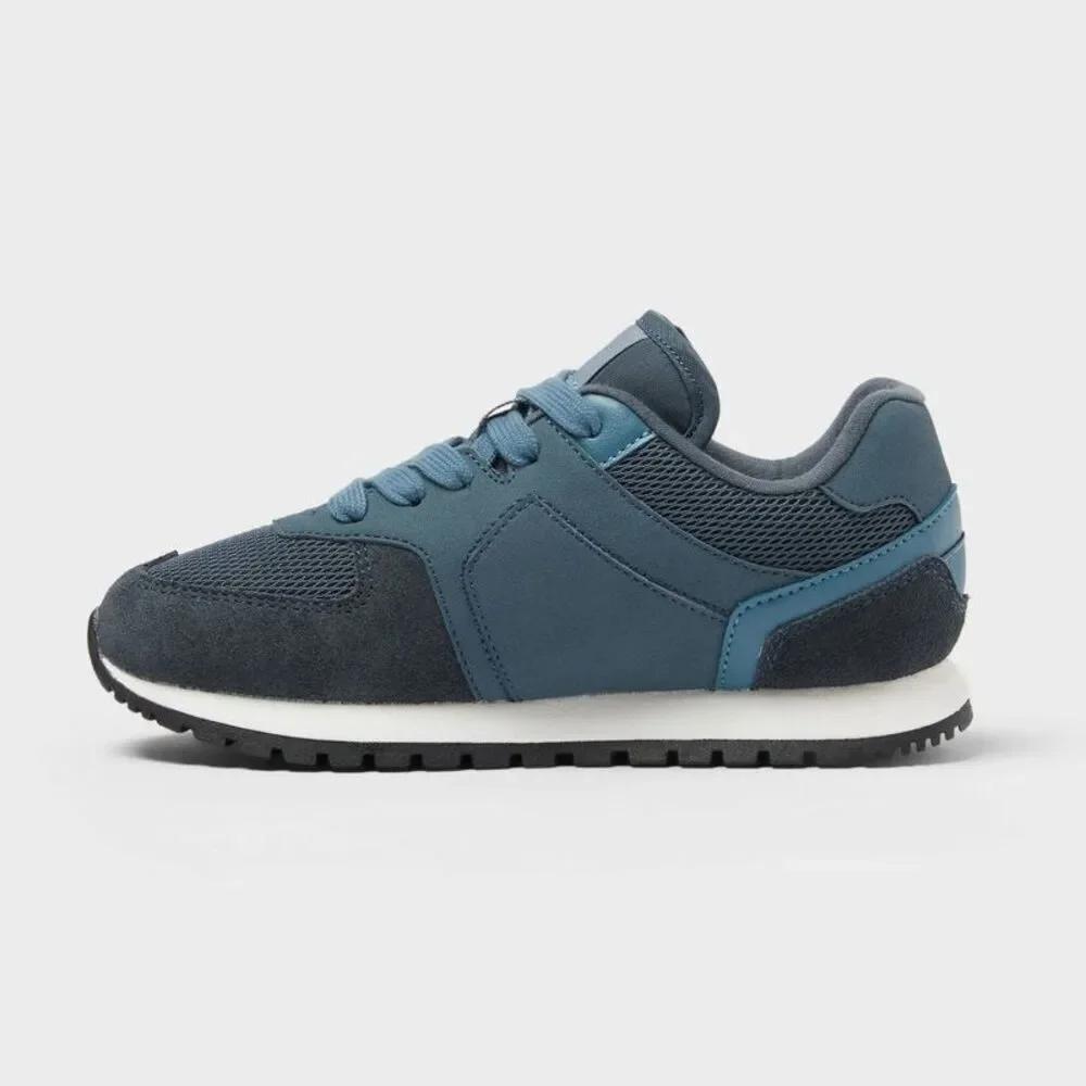 Kids' Alexander Retro Sneakers - Cat & Jack Navy Blue 13